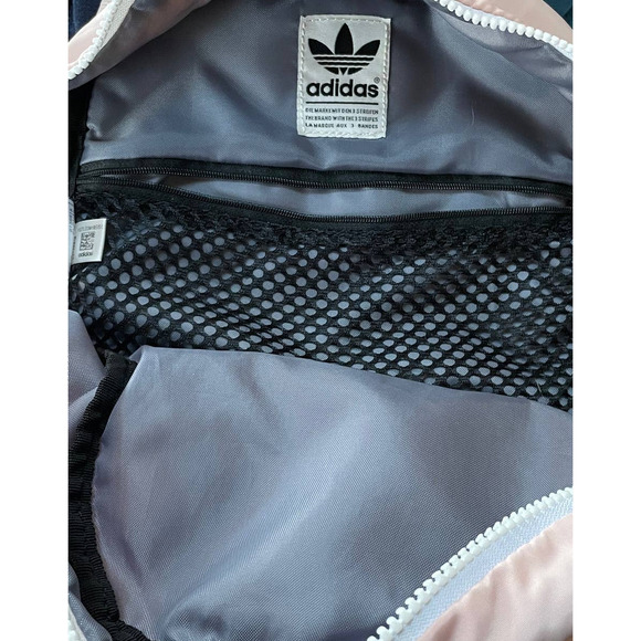 Adidas Mini Puffer Backpack in Light Pink/Peach - Picture 5 of 16